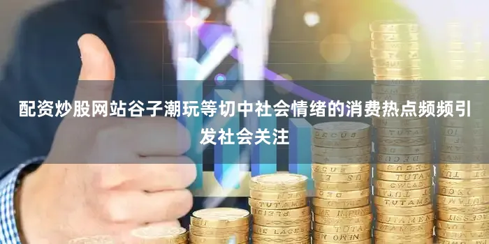 配资炒股网站谷子潮玩等切中社会情绪的消费热点频频引发社会关注