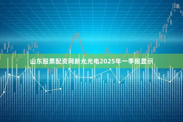 山东股票配资网新光光电2025年一季报显示